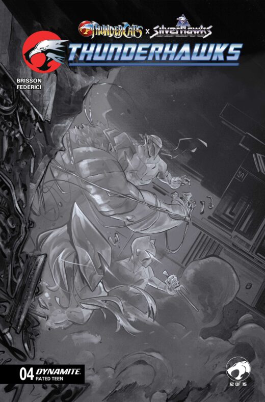 THUNDERCATS X SILVERHAWKS THUNDERHAWKS #4 CVR G INC 1:10 ALESSANDRO RANALDI VIRGIN VAR