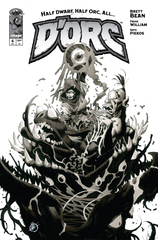 DORC #6 CVR D INC 1:50 MATTEO SCALERA B&W VAR