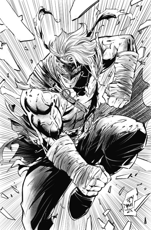 FINAL BOSS #8 CVR F INC 1:100 TONY DANIEL B&W VIRGIN FOIL VAR (MR)