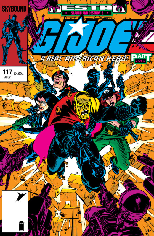 GI JOE A REAL AMERICAN HERO #117 HAMA FILES EDITION CVR C MICHAEL GOLDEN FOIL VAR