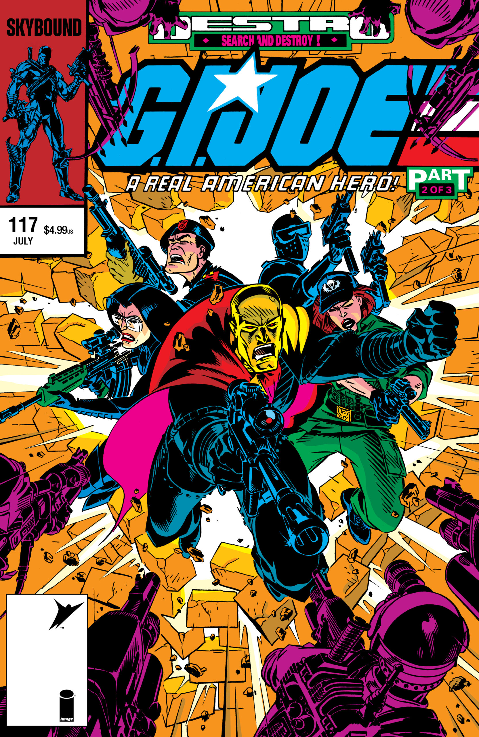 GI JOE A REAL AMERICAN HERO #117 HAMA FILES EDITION CVR C MICHAEL GOLDEN FOIL VAR