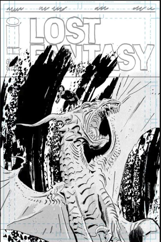 LOST FANTASY #12 CVR C INC 1:25 ALEX DIOTTO RAW ART VAR