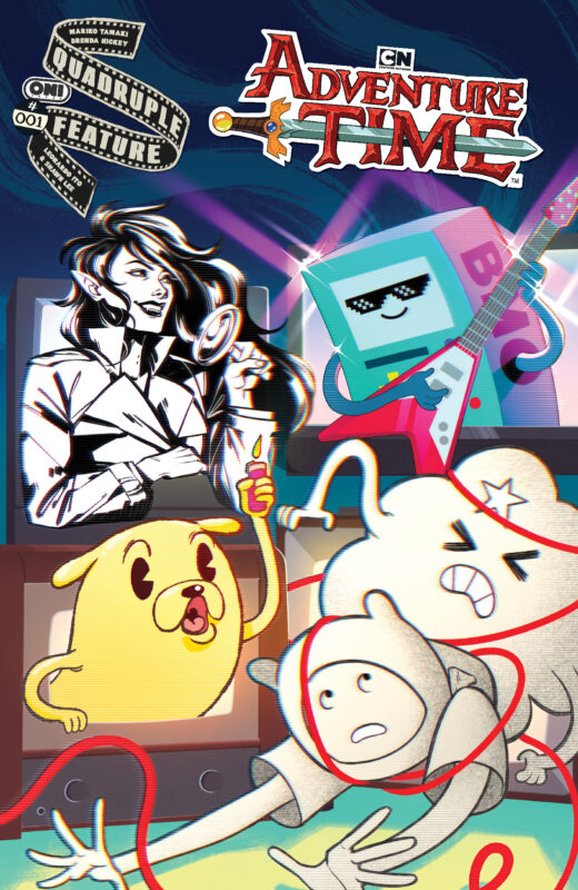 ADVENTURE TIME QUADRUPLE FEATURE #1 (OF 4) CVR E INC 1:20 JAKI KING VAR