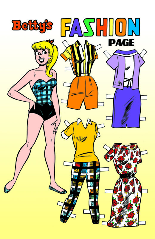 ARCHIE COMICS 85TH ANNIVERSARY PRESENTS BETTY & VERONICA FASHION PAGES (ONE-SHOT) CVR B DAN DECARLO BETTY PIN-UP VAR