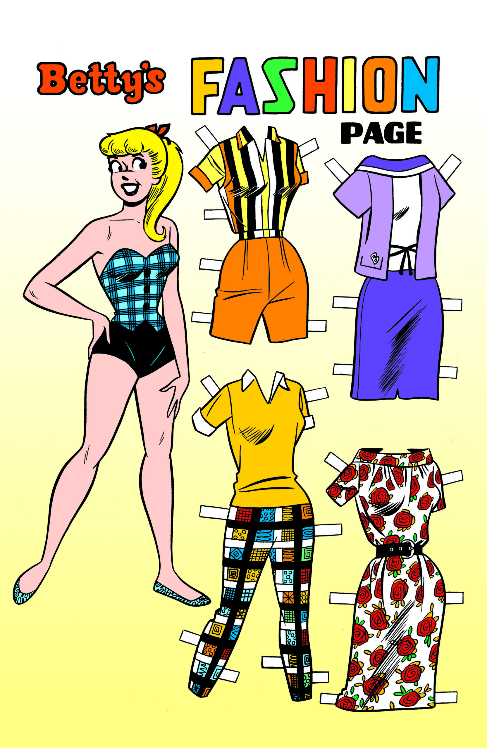 ARCHIE COMICS 85TH ANNIVERSARY PRESENTS BETTY & VERONICA FASHION PAGES (ONE-SHOT) CVR B DAN DECARLO BETTY PIN-UP VAR