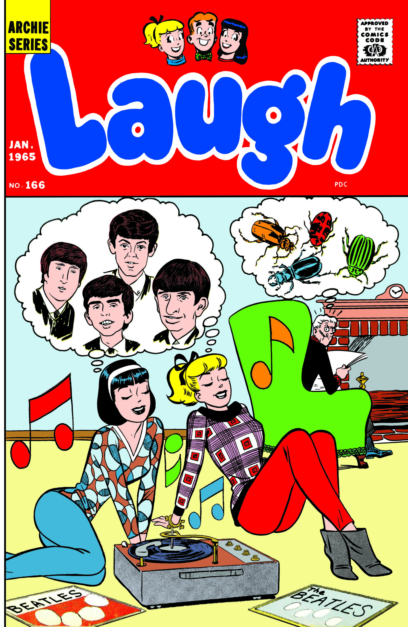 LAUGH #166 FACSIMILE EDITION CVR A HARRY LUCEY MARIO ACQUAVIVA