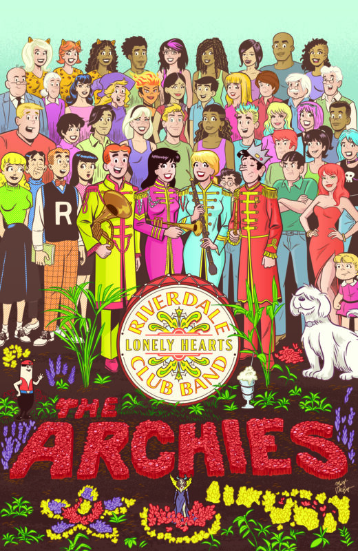 LAUGH #166 FACSIMILE EDITION CVR E MATT TALBOT FOIL FULL ART SGT PEPPERS VAR