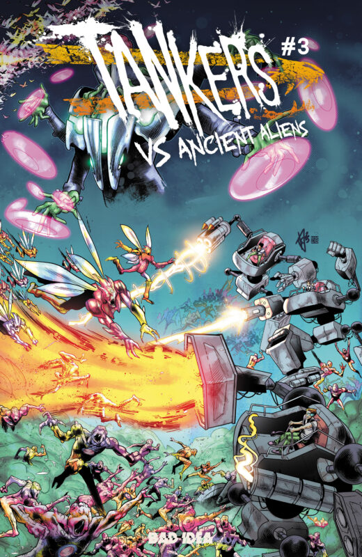 TANKERS VS ANCIENT ALIENS # 3 (OF 4) CVR A FREDERICA MANCIN