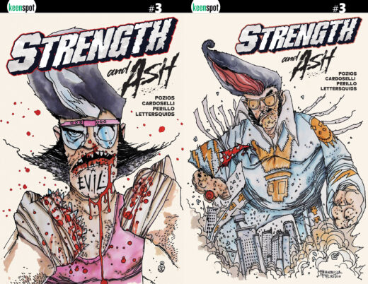 STRENGTH & ASH #3 CVR D STEFANO CARDOSELLI & FRANCESCA PERILLO HOLOFOIL FLIP VAR