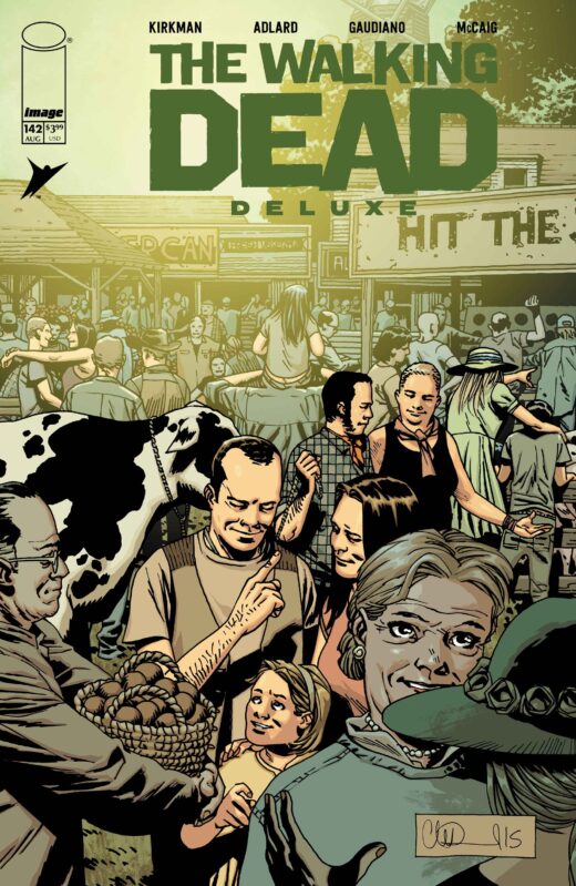 WALKING DEAD DELUXE #142 CVR B CHARLIE ADLARD & DAVE MCCAIG VAR (MR)