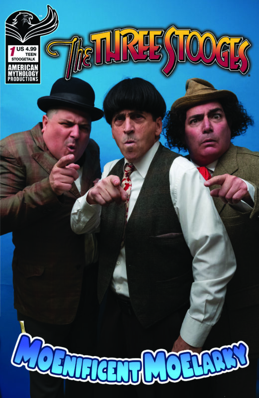 THREE STOOGES MAGNIFICENT MOELARKY #1 CVR D STOOGETALK PHOTO VAR