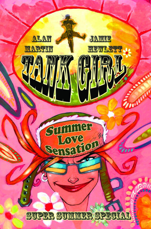 TANK GIRL SUMMER LOVE SENSATION 35TH ANNIVERSARY COMIC (ONE SHOT) CVR D JAMIE HEWLETT FOIL VAR