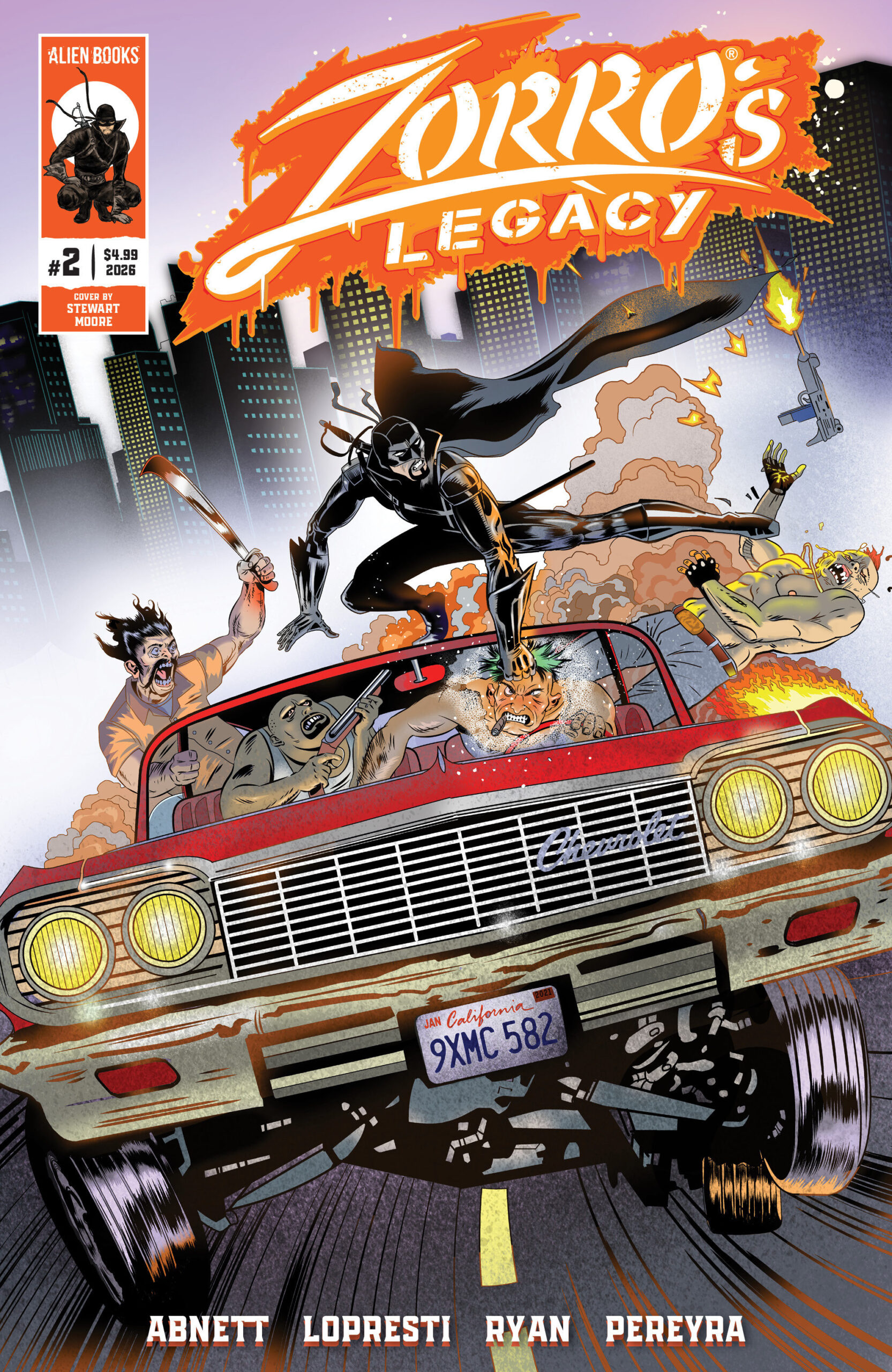 Zorro's Legacy #2 Variant B (Moore)