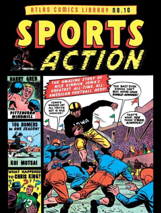 ATLAS COMICS LIBRARY HC NO 10 SPORTS ACTION (MR)
