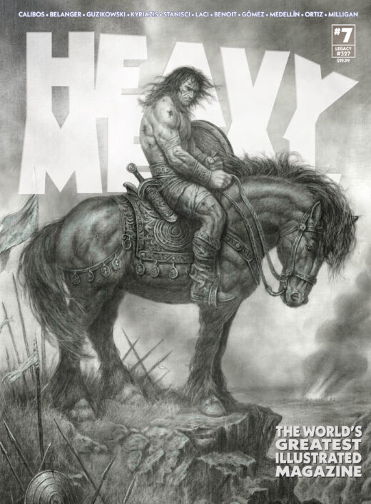 HEAVY METAL MAGAZINE #7 CVR B CALIBOS VAR