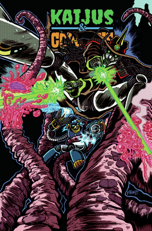 KAIJUS & COWBOYS #2 (OF 12) CVR A FRANKIE B WASHINGTON