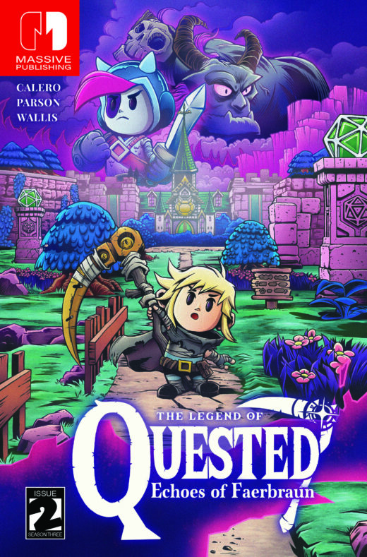 QUESTED #2 (OF 3) CVR C TREVOR RICHARDSON VIDEO GAME HOMAGE VAR