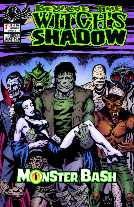 BEWARE THE WITCHS SHADOW MONSTER BASH #1 CVR B DAN PARSONS VAR (MR)