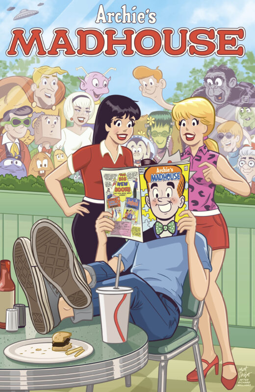 ARCHIES MADHOUSE #1 FACSIMILE EDITION CVR B MATT TALBOT MAD MAGAZINE VAR