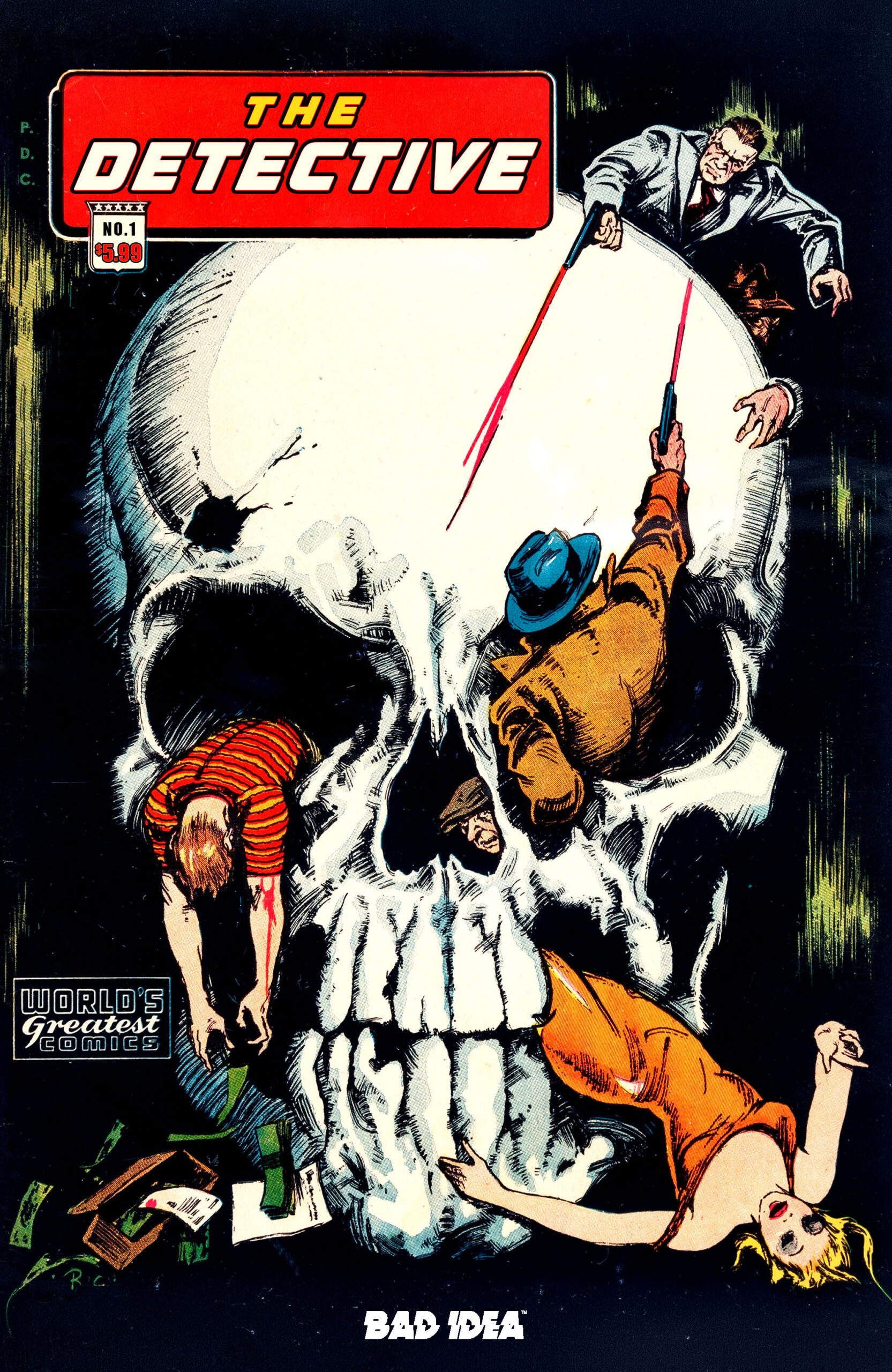 DETECTIVE #1 (OF 2) CVR B GUS RICCA OLD MASTERS VAR