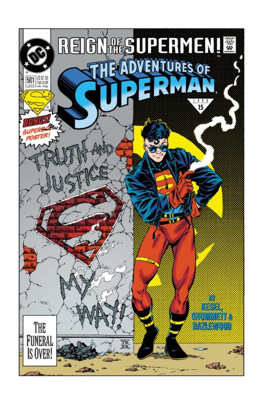 ADVENTURES OF SUPERMAN #501 FACSIMILE EDITION CVR A TOM GRUMMETT