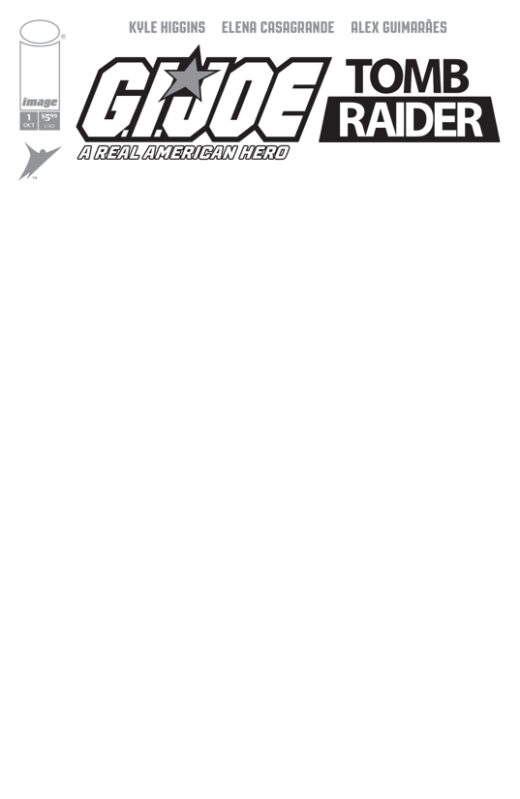 GI JOE A REAL AMERICAN HERO TOMB RAIDER #1 (OF 5) CVR G BLANK SKETCH VAR