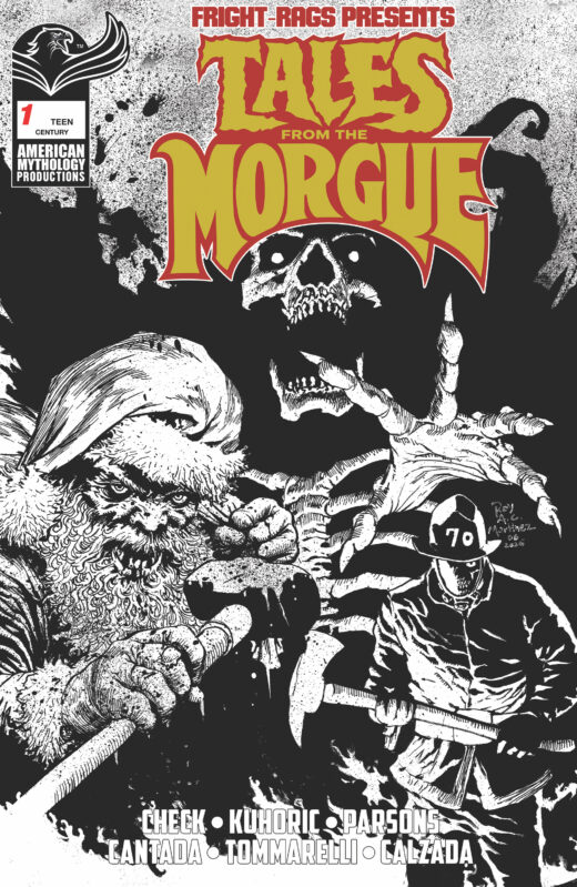 FRIGHT RAGS PRESENTS TALES FROM THE MORGUE #1 (ONE SHOT) CVR E ROY ALLAN MARTINEZ CENTURY LIMITED B&W VAR