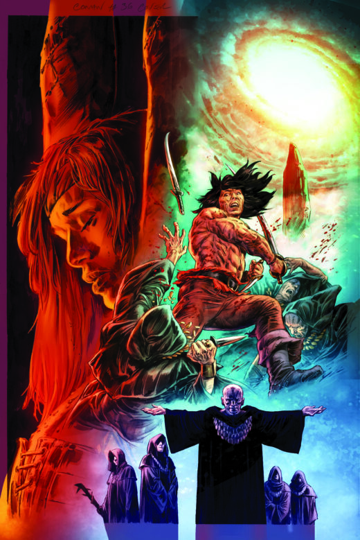 CONAN THE BARBARIAN #36 CVR E DOUG BRAITHWAITE VIRGIN FOIL VAR (MR)