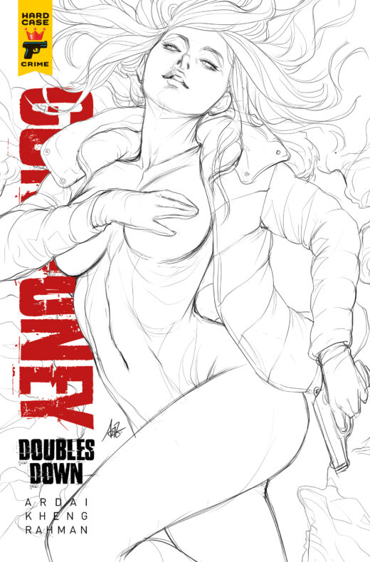 GUN HONEY DOUBLES DOWN #1 SDCC EXCLUSIVE ARTGERM CARDSTOCK INKS VAR (MR)