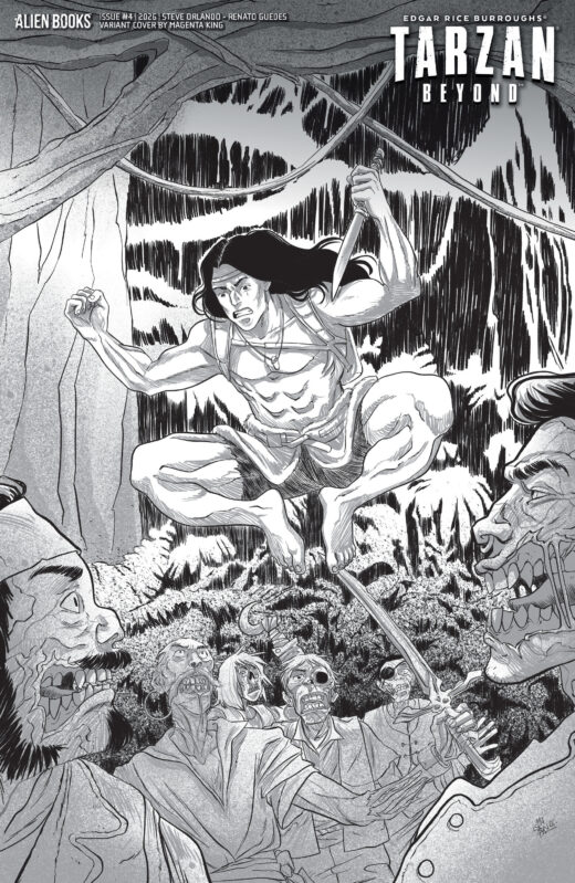 Tarzan Beyond #4 Variant D (King B&W)
