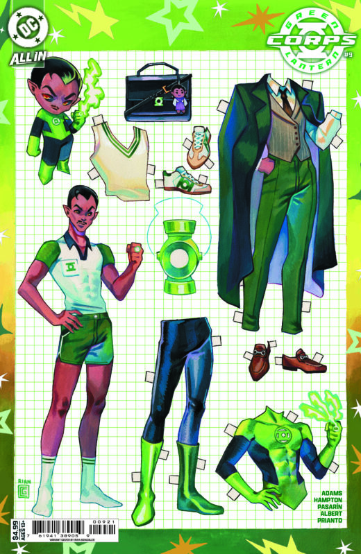 GREEN LANTERN CORPS #9 CVR B RIAN GONZALES CARD STOCK VAR (STARBREAKER SUPREMACY)