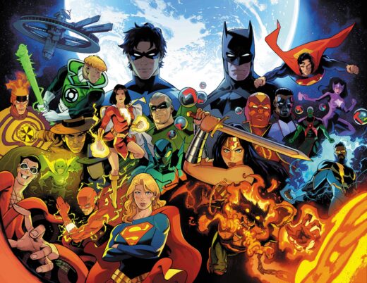 JUSTICE LEAGUE UNLIMITED #25 CVR I RAFAEL PEREZ WRAPAROUND CARD STOCK VAR