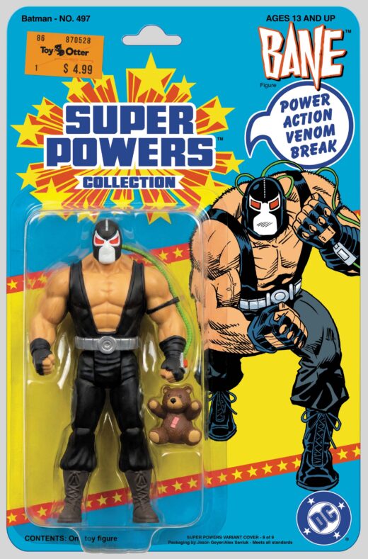 BATMAN #497 FACSIMILE EDITION CVR D JASON GEYER & ALEX SAVIUK BANE SUPER POWERS CARD STOCK VAR