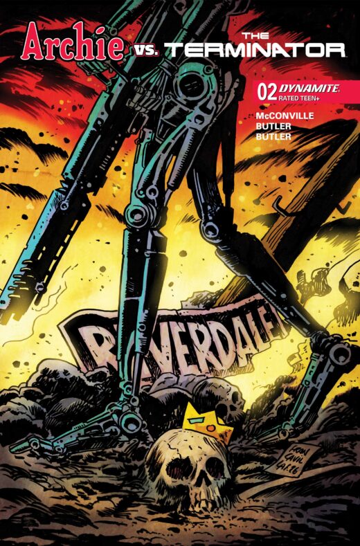 ARCHIE VS THE TERMINATOR #2 CVR A FRANCESCO FRANCAVILLA