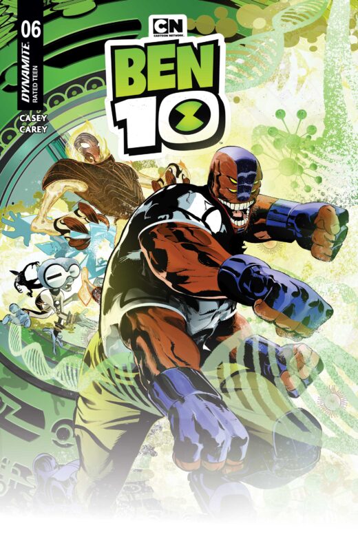 BEN 10 #6 CVR O INC 1:50 DUNCAN ROULEAU SIGNED BY DUNCAN ROULEAU VAR (NET)