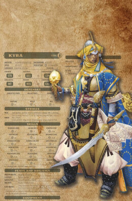 PATHFINDER VAMPIRELLA BLADE OF DARKNESS #2 CVR G INC 1:15 WAYNE REYNOLDS CHARACTER SHEET VIRGIN VAR