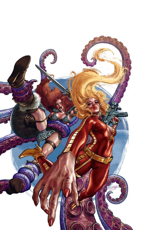 RED SONJA BARBARELLA #1 CVR P INC 1:15 DIEGO YAPUR VIRGIN VAR