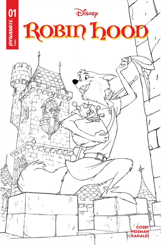 ROBIN HOOD (2026) #1 CVR N INC 1:25 JOSHUA MIDDLETON LINE ART VAR