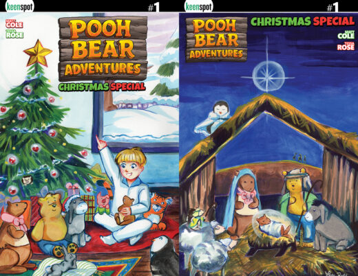POOH BEAR ADVENTURES CHRISTMAS SPECIAL #1 (ONE SHOT) CVR D TESSA ROSE HOLOFOIL FLIP VAR