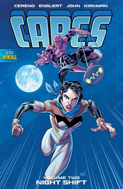 INVINCIBLE UNIVERSE CAPES TP VOL 02 DIRECT MARKET EXCLUSIVE MARK ENGLERT CVR