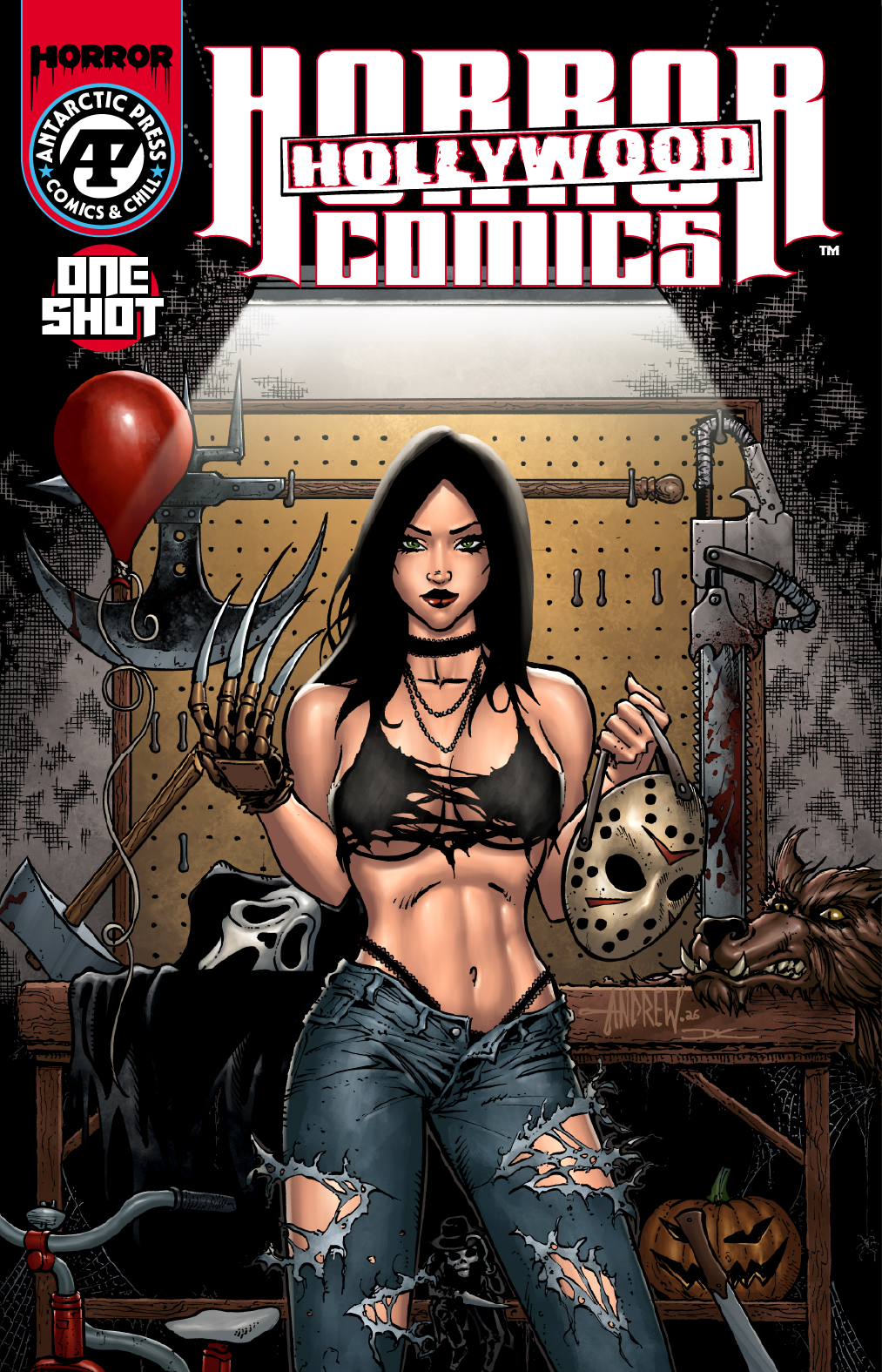 HORROR COMICS HOLLYWOOD (ONE SHOT) CVR A ANDREW MANGUM