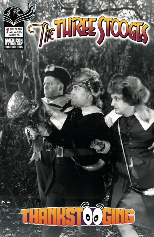 THREE STOOGES THANKSTOOGING #1 (ONE SHOT) CVR D LIMITED EDITION B&W PHOTO VAR