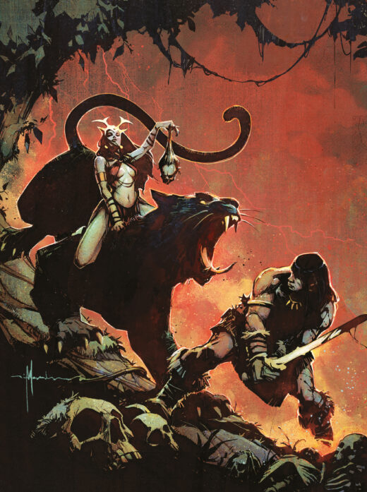 SAVAGE SWORD OF CONAN #17 CVR D NICK MARINKOVICH VIRGIN CARDSTOCK VAR (MR)