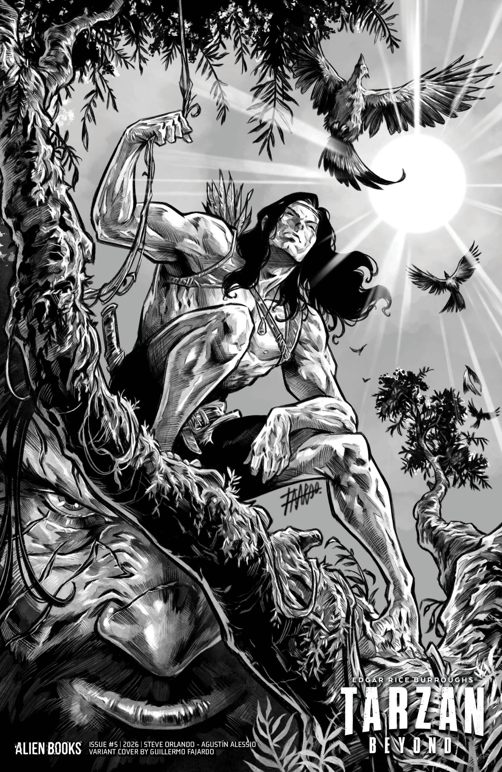 Tarzan Beyond #5 Variant D (Fajardo B&W)