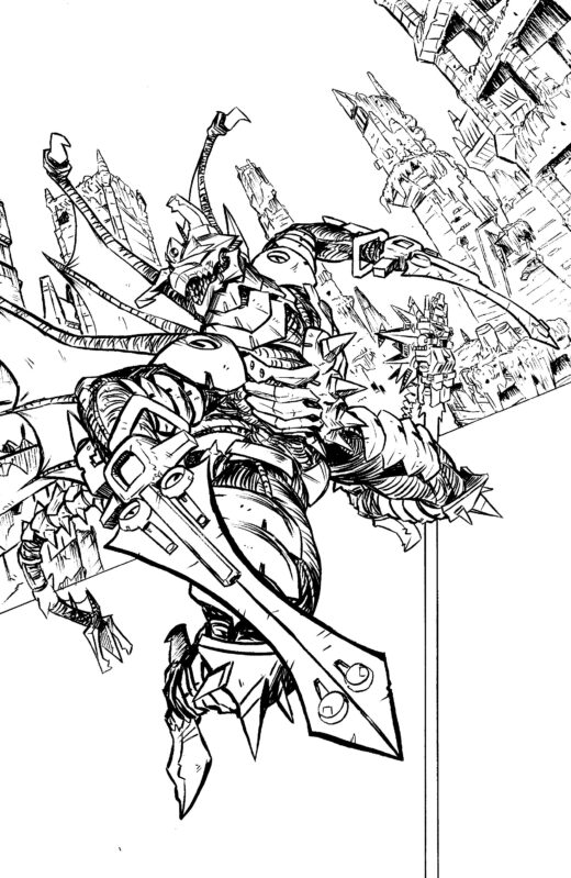 Starship Godzilla: Invasion X [Kai-Sei Era] #2 Variant RI (10) (Ono B&W Full Art)