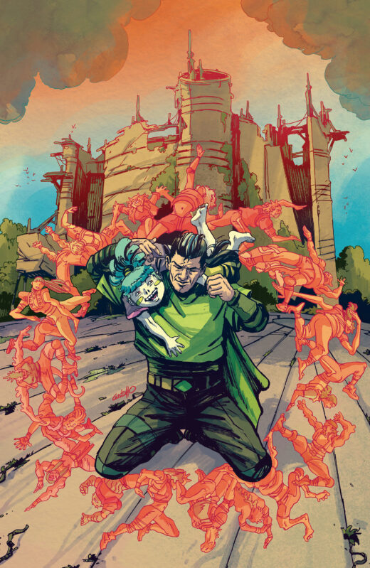 Power Rangers Green #4 E 1:10 INCV Foil Variant (Full Art, Foil, Vargas)