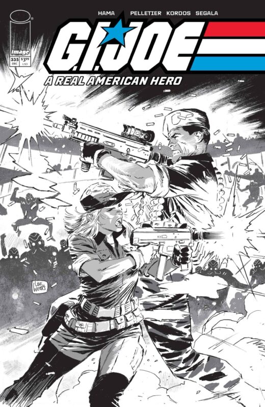GI JOE A REAL AMERICAN HERO #335 CVR B LEE WEEKS B&W VAR