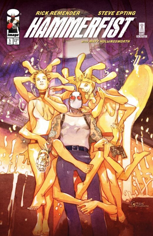 HAMMERFIST #5 CVR B GREG TOCCHINI VAR (MR)