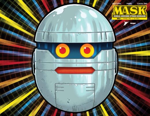 MASK #7 CVR H PYE PARR & LUKE PREECE DIE CUT MASK VAR