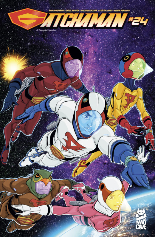 GATCHAMAN #24 CVR A CHRIS BATISTA SABRINA CINTRON TOM CHU
